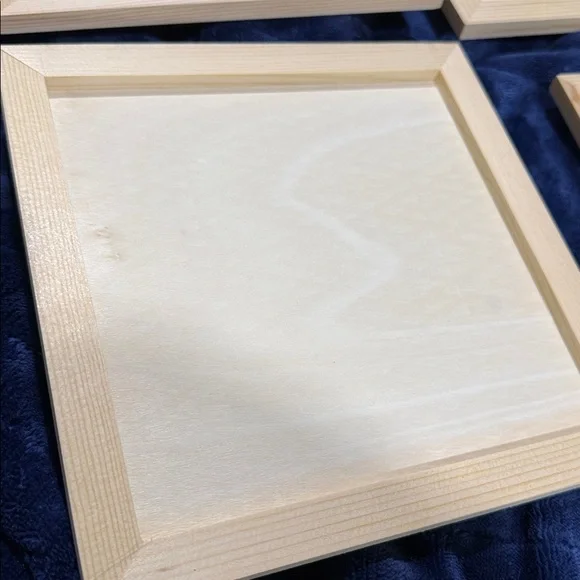 Unbranded Natural Wood Square Panel Set - Light Wood - Picture 2 of 3